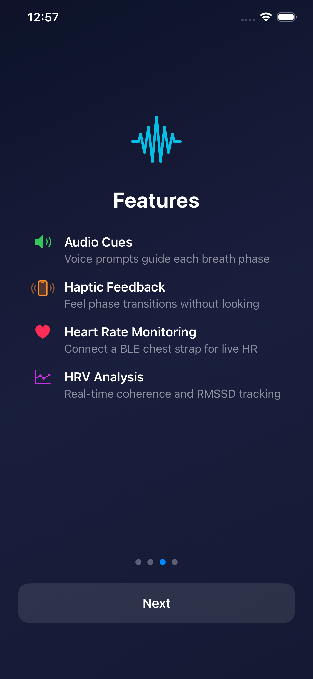 App features overview